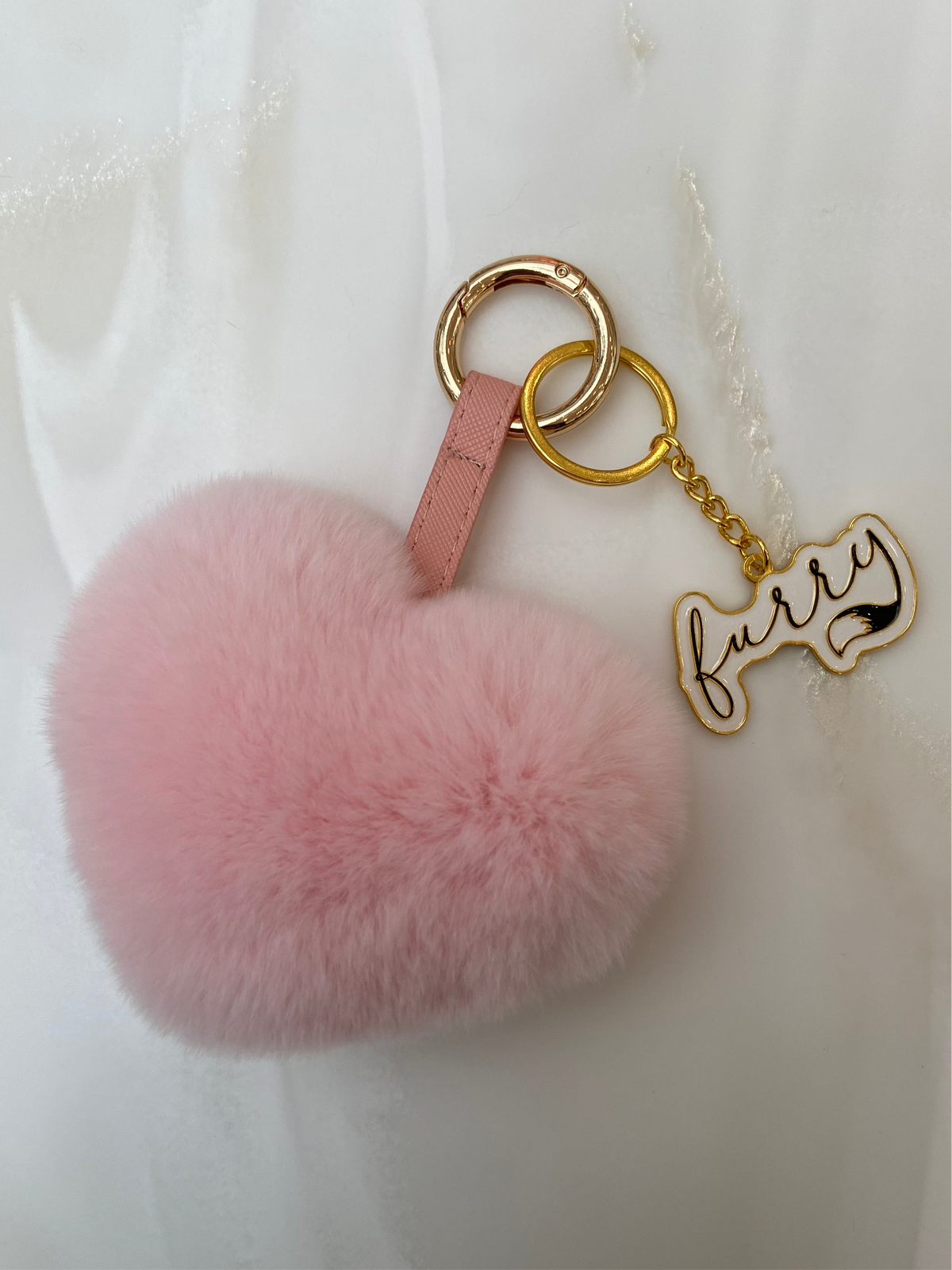 “FURRY HEARTS” keychain