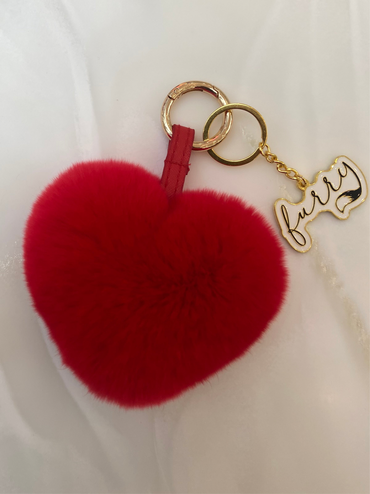 “FURRY HEARTS” keychain
