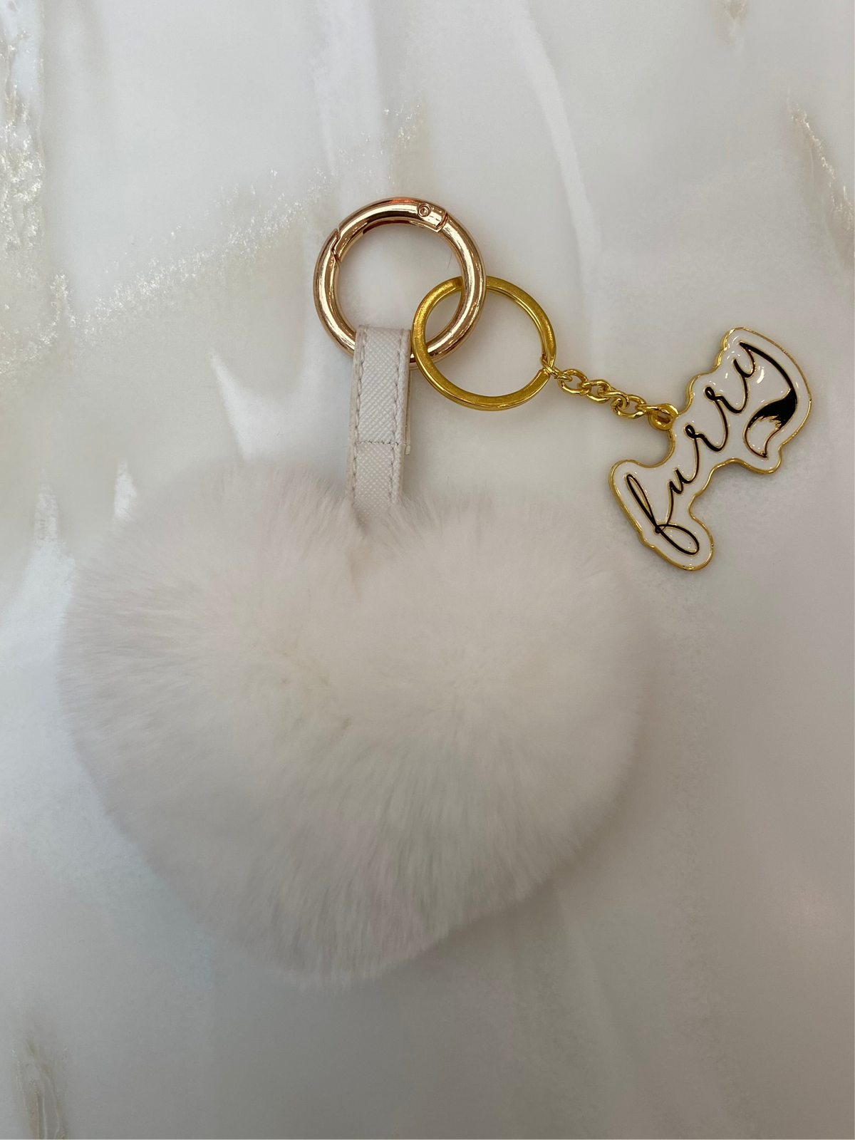 “FURRY HEARTS” keychain
